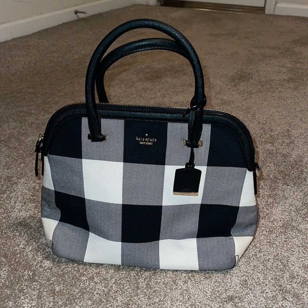 Kate Spade Cedar Street Maude Plaid Satchel